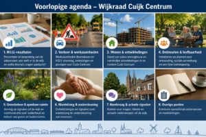 Mogelijk agendapunten WCC vergadering